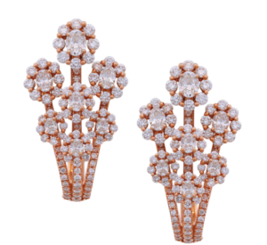 Diamond Hoop Earrings