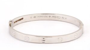 Mixed metals gold bangles