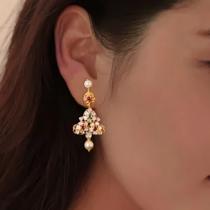Dazzle With Dangling Jimiki - South Indian Bridal Jewellery