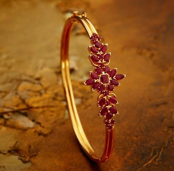 7 Popular And Stylish Gold Bracelet Designs For You 7 Gemstone Bracelet - Trending Gold Bracelet Designs
