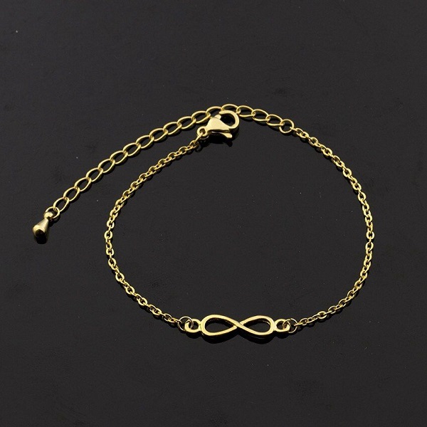 7 Popular And Stylish Gold Bracelet Designs For You 3 Infinity Bracelet - Stylish Gold Bracelet Designs