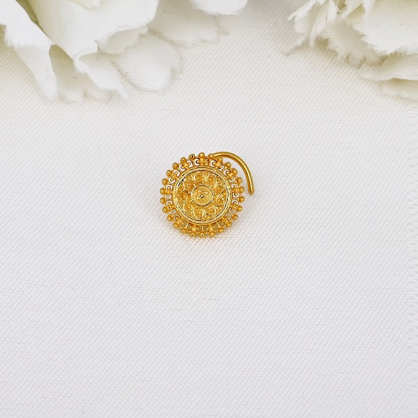Studded Gold Nose Ring