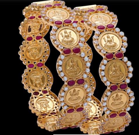 7 Different Types Of Temple Jewellery In Trend 9 Bangles - Types Of Temple Jewellery