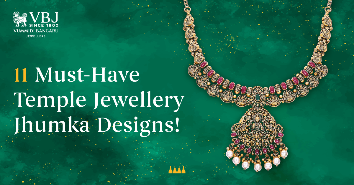 11 Must-Have Temple Jewellery Jhumka Designs!