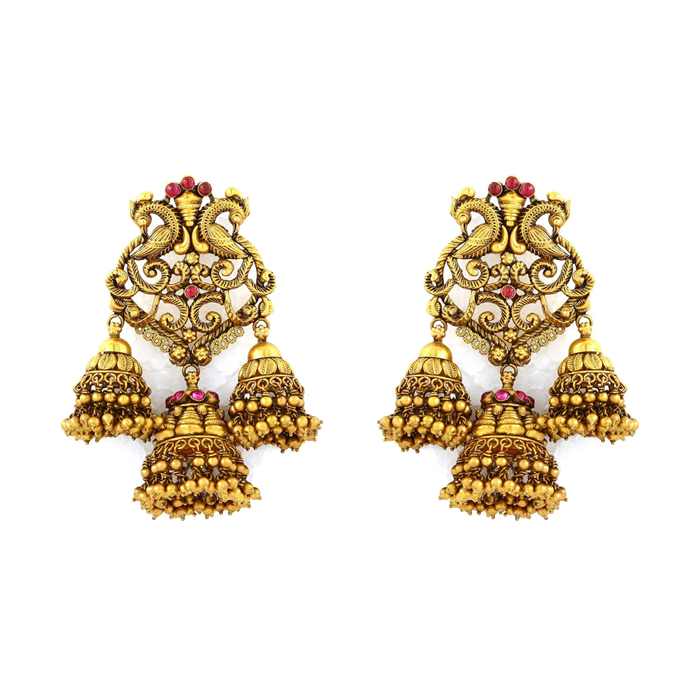 10 Must-have South Indian Gold Jewellery for Bride 11 versatile gemstone earring