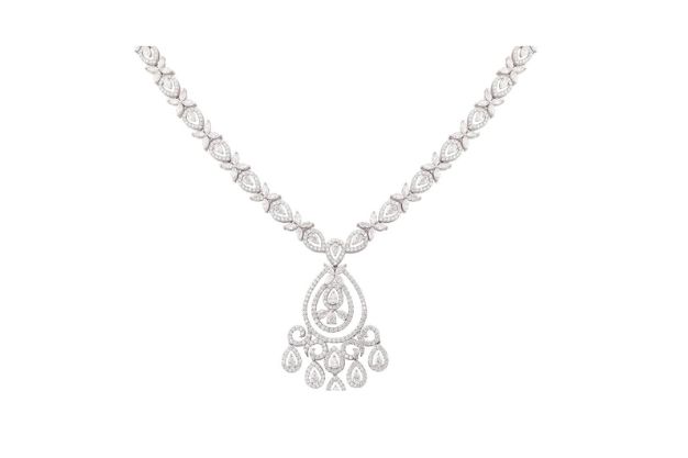 White Gold Diamond Necklace