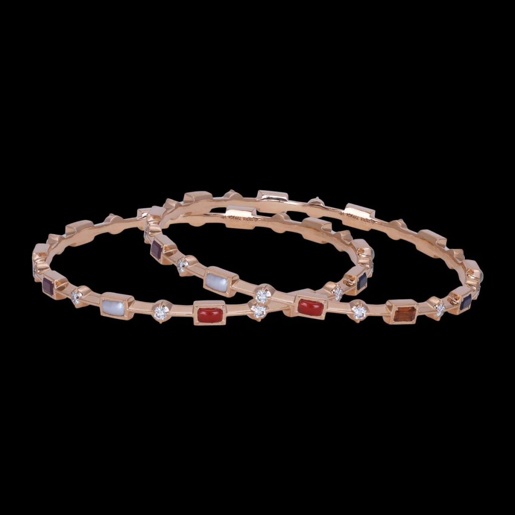 Celebrate Tamil New Year With VBJ's Timeless Jewellery Designs 2 Bangle -Tamil New Year Jewellery