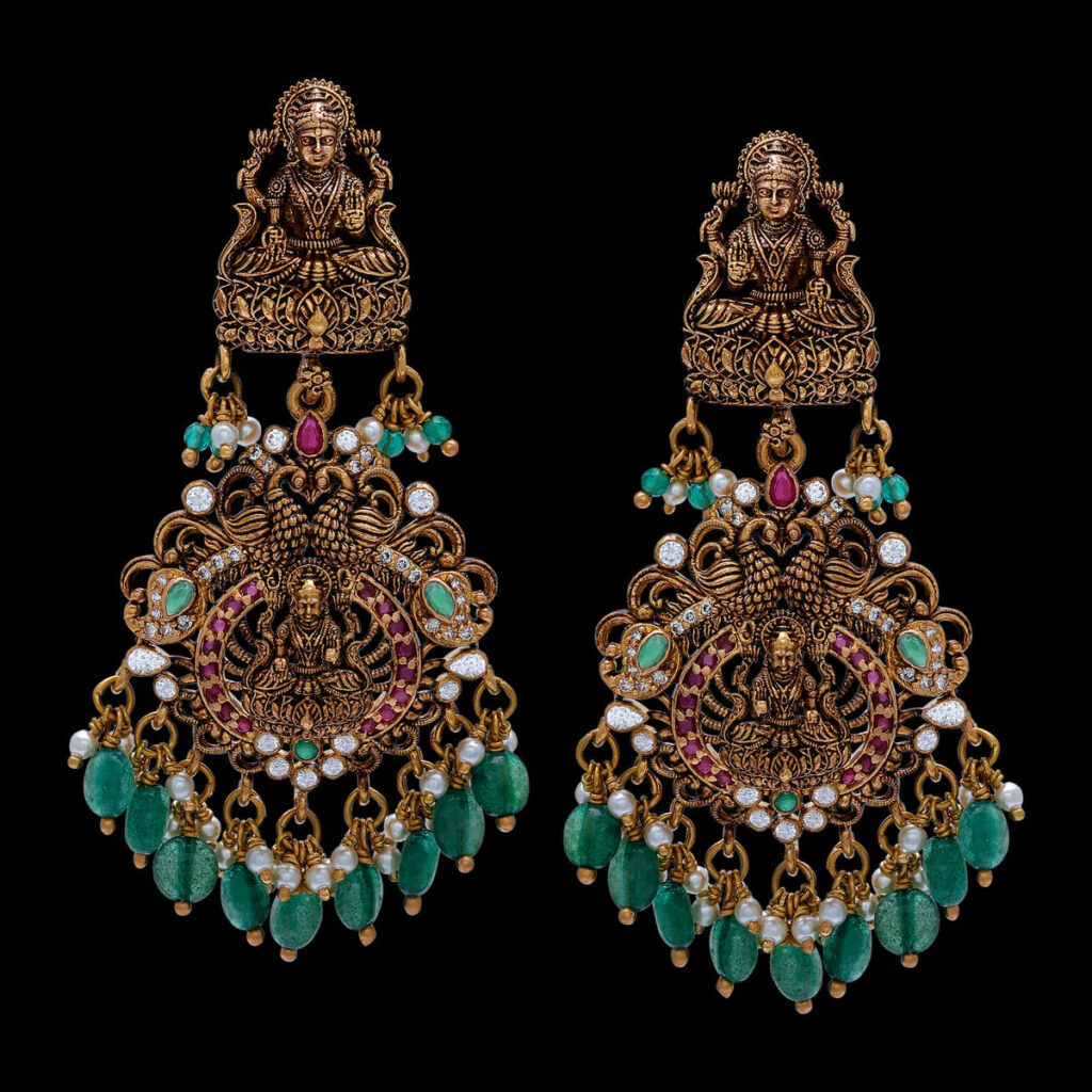 Celebrate Tamil New Year With VBJ's Timeless Jewellery Designs 3 Earring -Tamil New Year Jewellery