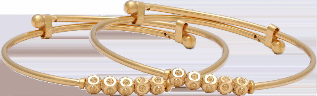 Celebrate Tamil New Year With VBJ's Timeless Jewellery Designs 9 kids Bangle -Tamil New Year Jewellery