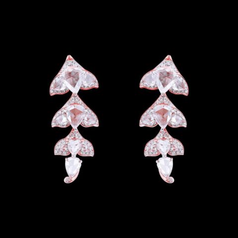 Solitaire Drop Earrings