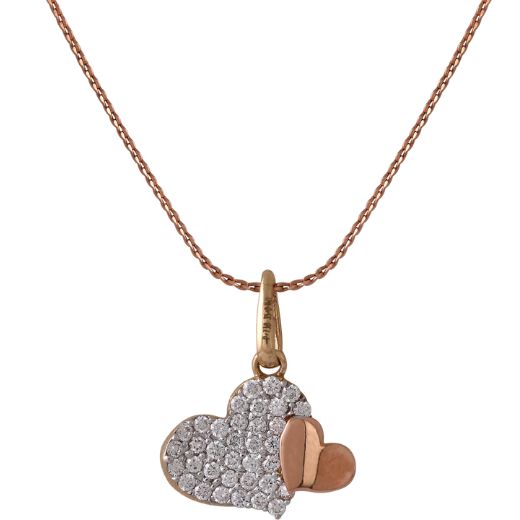 7 Timeless Friendship Day Jewellery Gift Ideas for Your Best Friend 2 Heart-Shaped Diamond Chain with Pendent