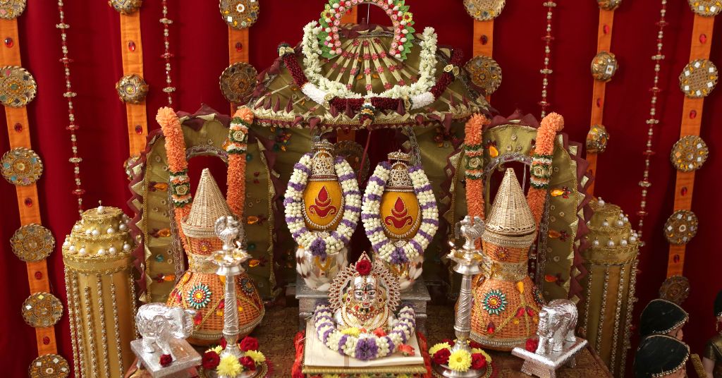 Why Is Varalakshmi Vratham Celebrated? Best Varalakshmi Vratham Jewellery Collection In 2024 1 What is Varalakshmi Vratham, and Why is it Celebrated