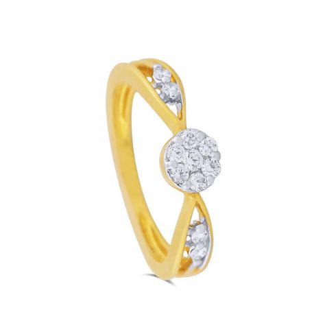 7 Dazzling Diamond Rings Designs You Need in Your Collection 5 Minimalist Diamond gold ring