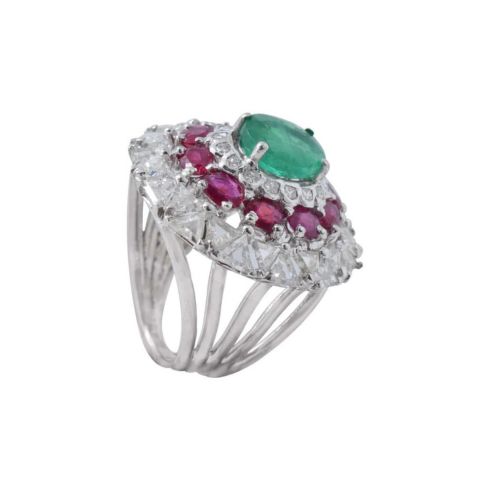 7 Dazzling Diamond Rings Designs You Need in Your Collection 2 Nachini Emerald Cocktail Ring