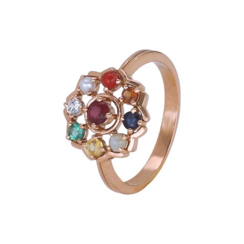 7 Dazzling Diamond Rings Designs You Need in Your Collection 7 Navarathna Gold Ring