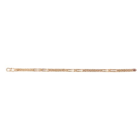 12 Elegant Gold Bracelets That Elevate Your Style 8 Brick Styled Sleek Gold Bracelet
