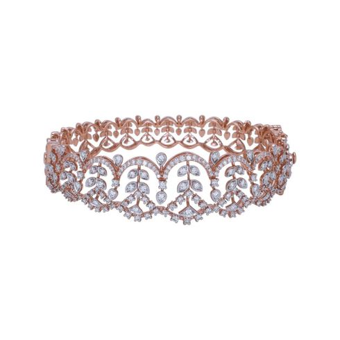 12 Elegant Gold Bracelets That Elevate Your Style 3 Diamond Studded Gold Bracelet