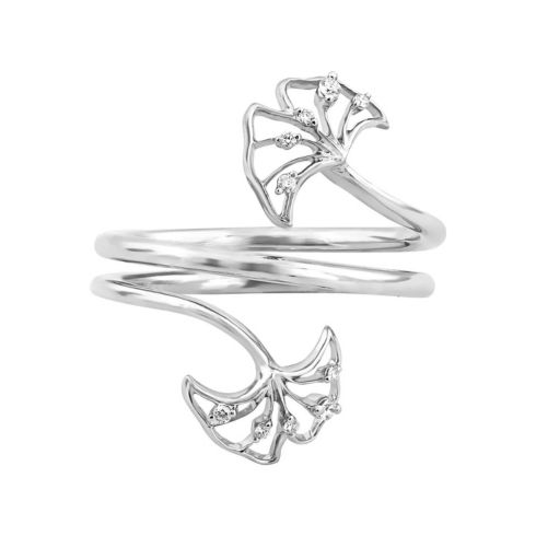 9 Elegant Platinum Ring Design for a Timeless Look 7 Floral Branch Diamond Rings