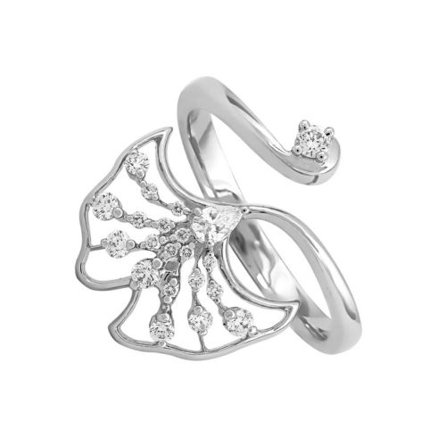 9 Elegant Platinum Ring Design for a Timeless Look 8 Floral Diamond Rings