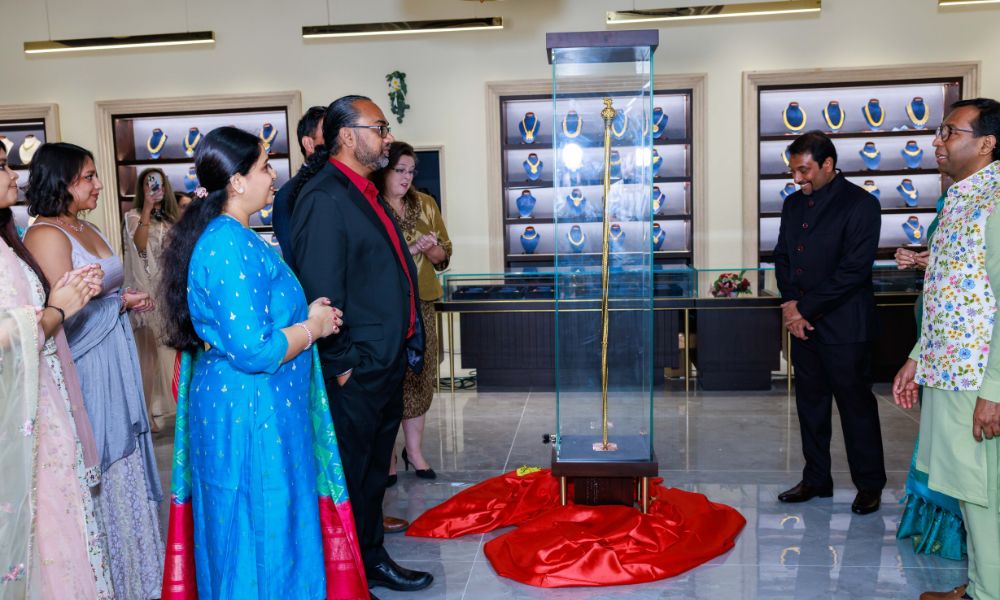 VBJ Frisco's 1st Anniversary: A Journey of Style, Elegance, and Heritage 5 Sengol displayed in the VBJ Frisco Store