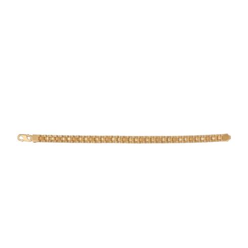 12 Elegant Gold Bracelets That Elevate Your Style 9 Zig Zag Brick Style Gold Bracelet