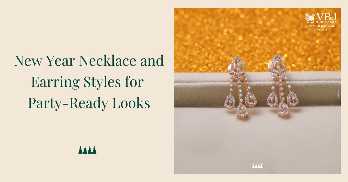 New Year Necklace and Earring New Year Necklace and Earring