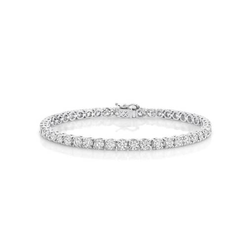 20 Trendy Diamond Bracelet Ideas to Match Any Outfit 1 Classic Tennis Bracelet