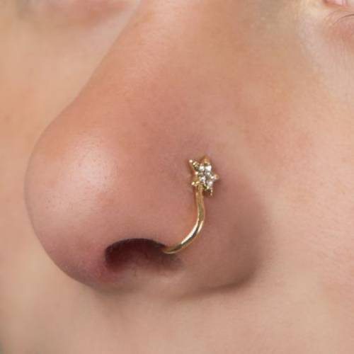 Gold Latest Nose Pin Designs for an Ethnic Touch in 2025 3 Hoop Nose Pins