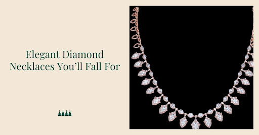 elegant diamond necklaces