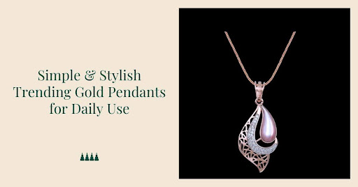 Simple & Stylish Trending Gold Pendants for Daily Use