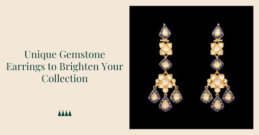 gemstone earrings