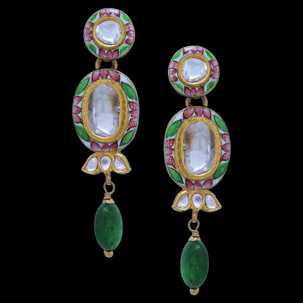 Pearl Drop Chandelier Earrings