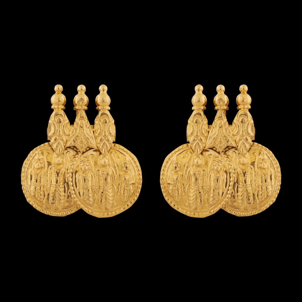 Plain Gold Earrings