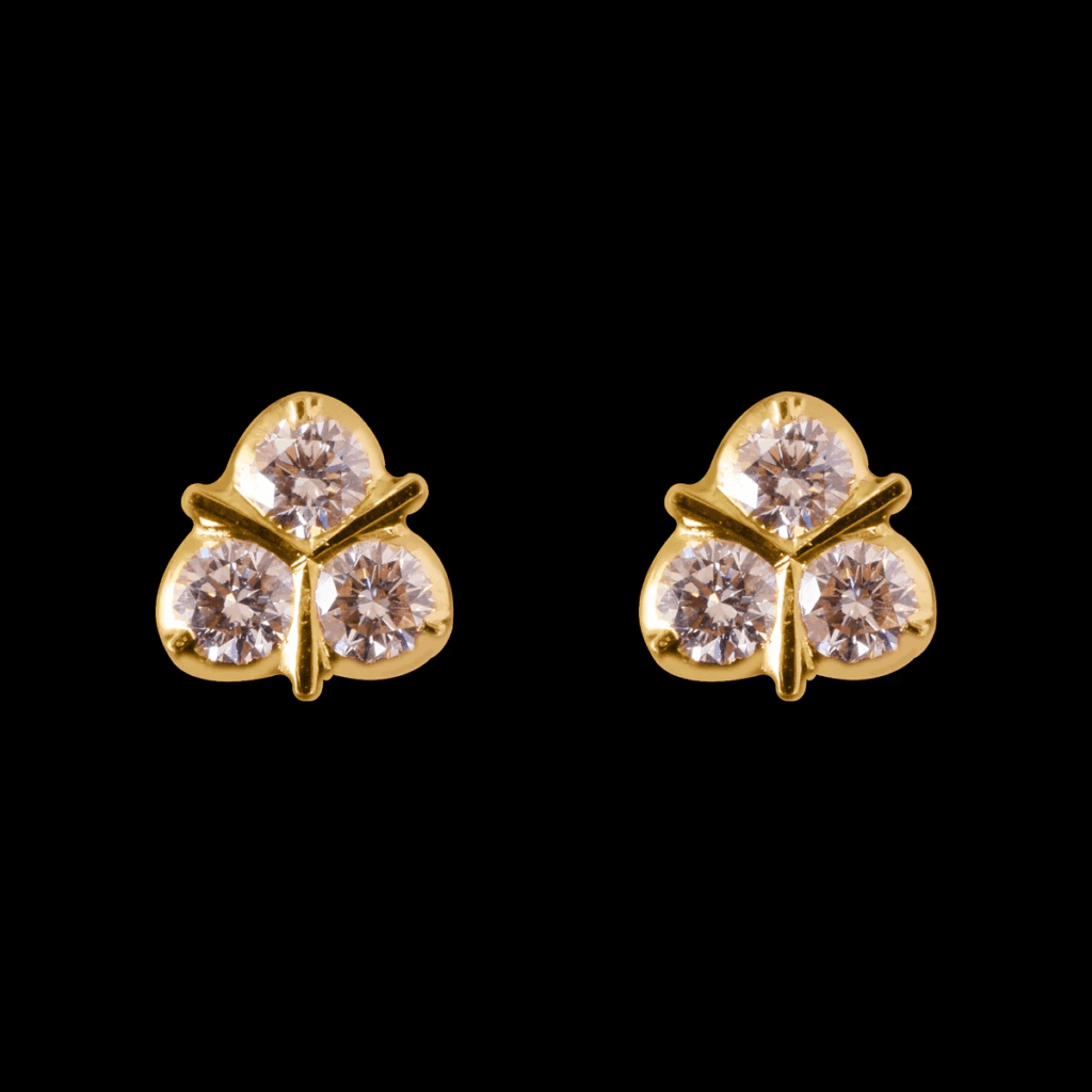 Matrika Diamond Stud Earrings