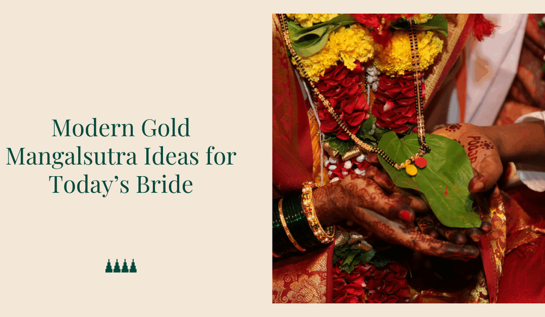 Modern Gold Mangalsutra Ideas for Todayâ€™s Bride