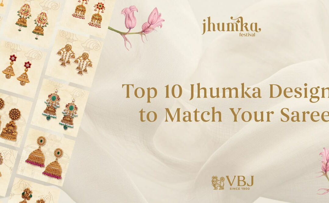 Top 10 Jhumka Earrings Designs for Sarees in 2025